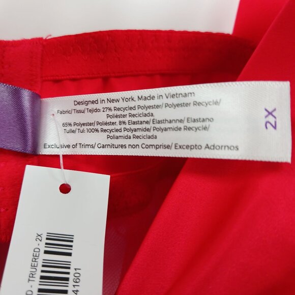 NWT Adore Me Bessima Red Babydoll Lingerie Size 2X - Picture 4 of 10